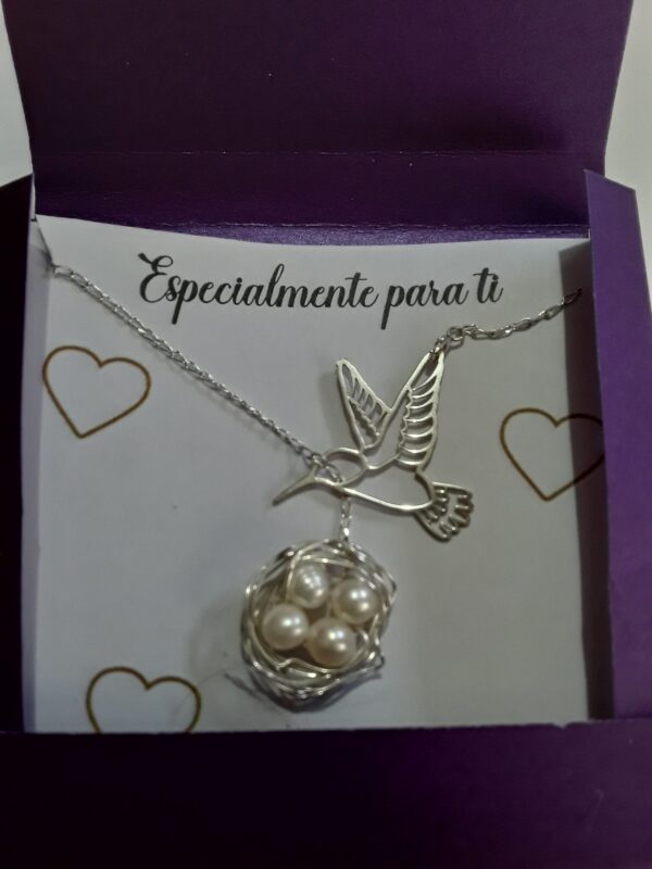 colibri calado en plata ley