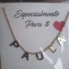 collar de iniciales