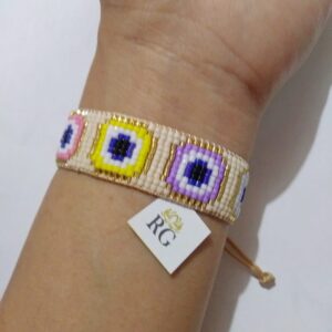 pulsera de ojitis miyuki