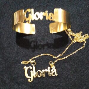 pulsera y collar personzalizada