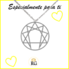 collar de eneagrama - vector