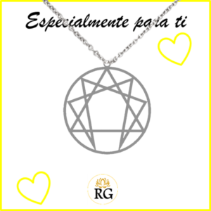 collar de eneagrama - vector