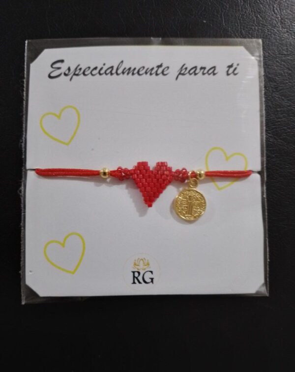 pulsera de corazon