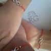 Pulsera de Hilo Rojo con Infinito en Plata Ley - Imagen 2