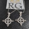 Collar Nudo de Bruja con Zirconias en Plata Ley - Imagen 2