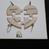 Collar de Corazon Rompecabezas en Plata Ley - Imagen 2