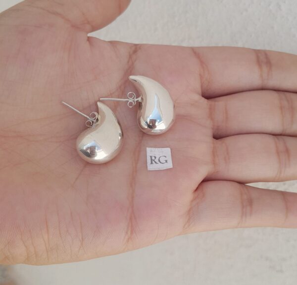 Aretes de Gota en Plata Ley