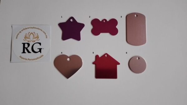 Placa de Identificación de Aluminio  para Mascotas - Imagen 2