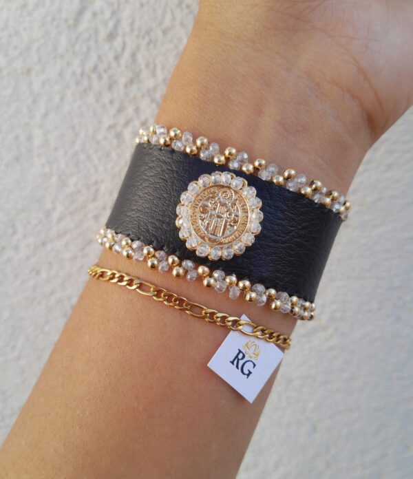 Pulsera de San Benito en Vinipiel