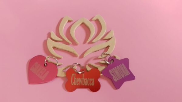 Placa de Identificación de Aluminio  para Mascotas