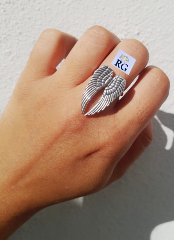 Anillo  Alas de Ángel en Plata Ley