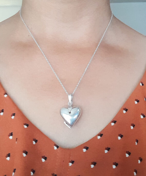 Relicario de Corazón en Plata .925 - Imagen 3