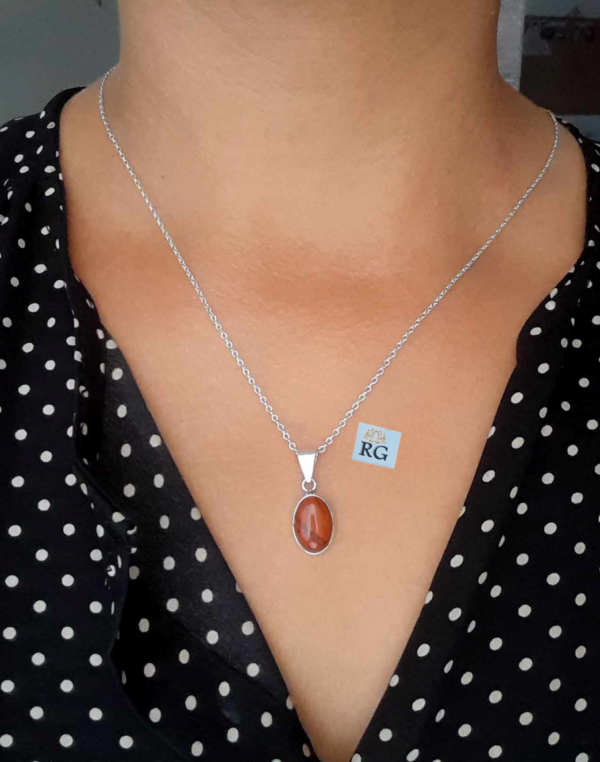 Collar en Cuarzo o Piedra Natural con Plata .925